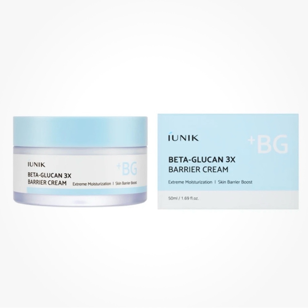 Iunik Beta-Glucan 3X Barrier Cream - Light Blue